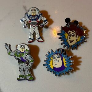 Disney Toy Story Character Pins - Multicolor